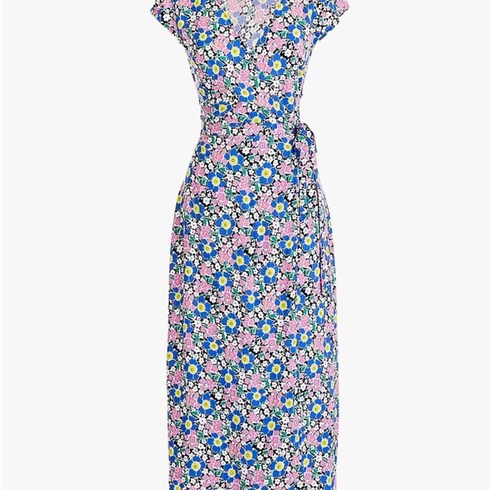 Floral Wrap Dress